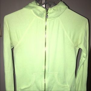 VICTORIA’S SECRET ANGEL NEON YELLOW WING HOODIE XS